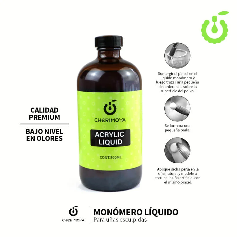 MONÓMERO | LIQUIDO ACRÍLICO 500ML CH024 - Imagen 2