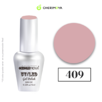 ESMALTE PERMANENTE N#409- CHERIMOYA 15ml TRASLÚCIDO CH035