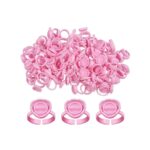 Anillos de pestañas en forma de corazón 100unid