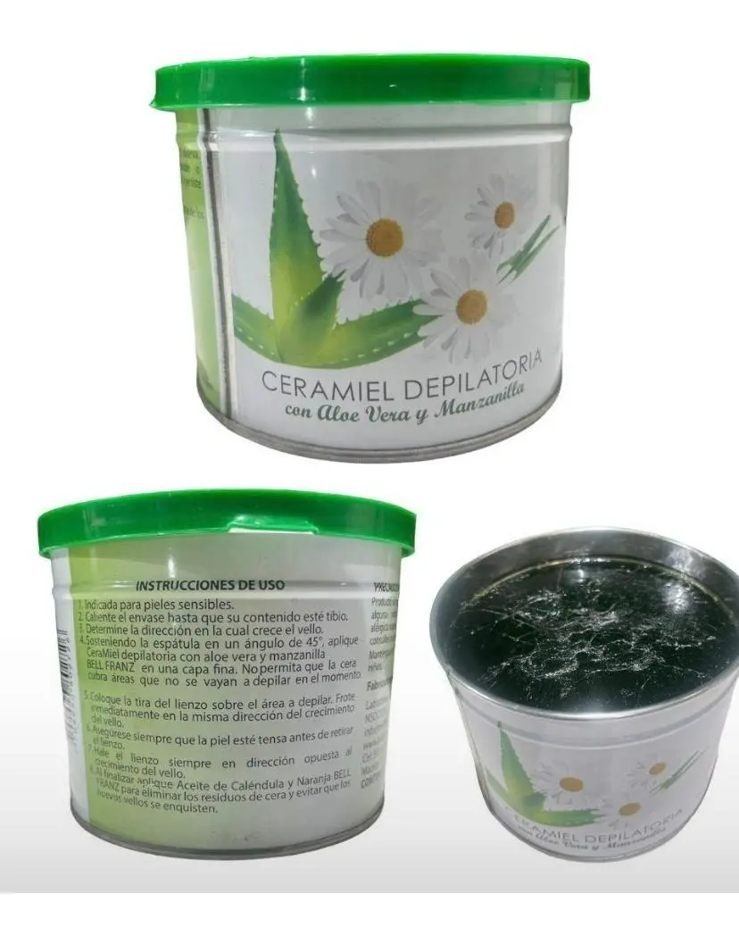 Cera Miel Con Aloe Vera Y Manzanilla 500g - Imagen 2