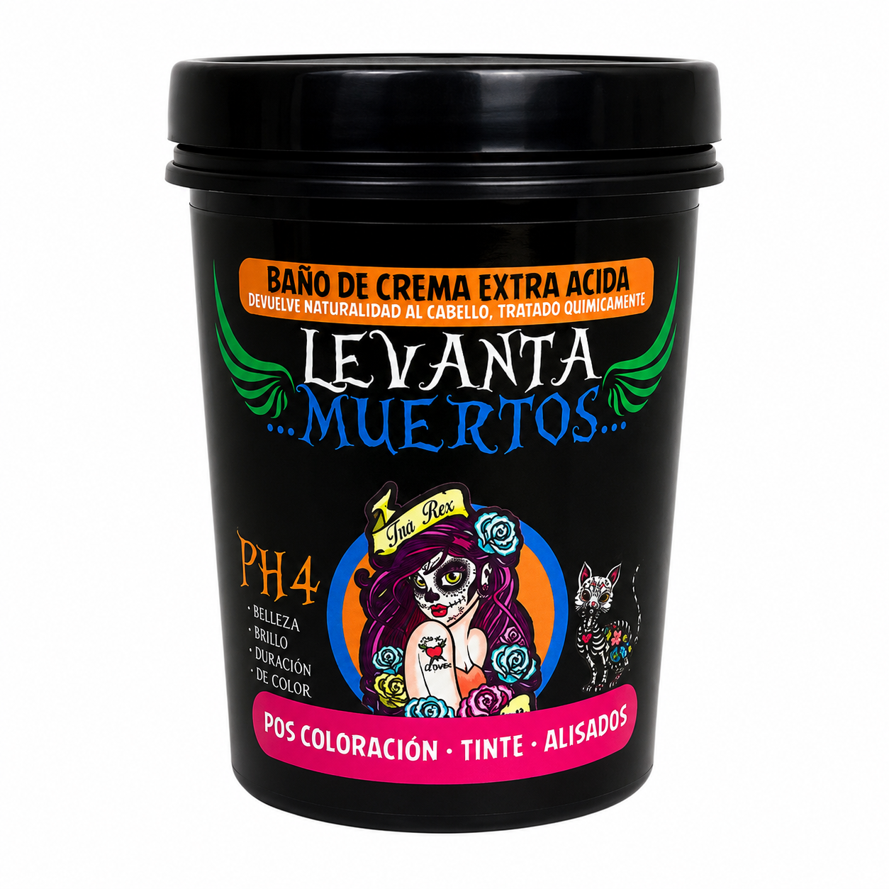 Baño de Crema Extra Acida, Levanta Muertos de 500ml- TUA REX
