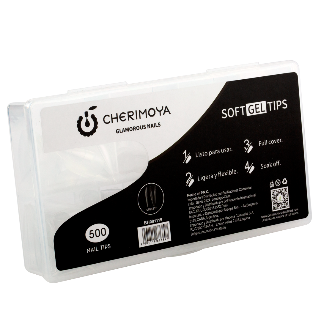 TIPS Y UÑAS SOFT GEL BH-500PCS