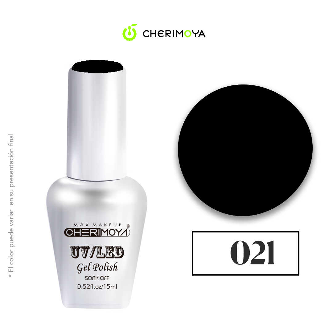 ESMALTE PERMANENTE 021-NEGRO